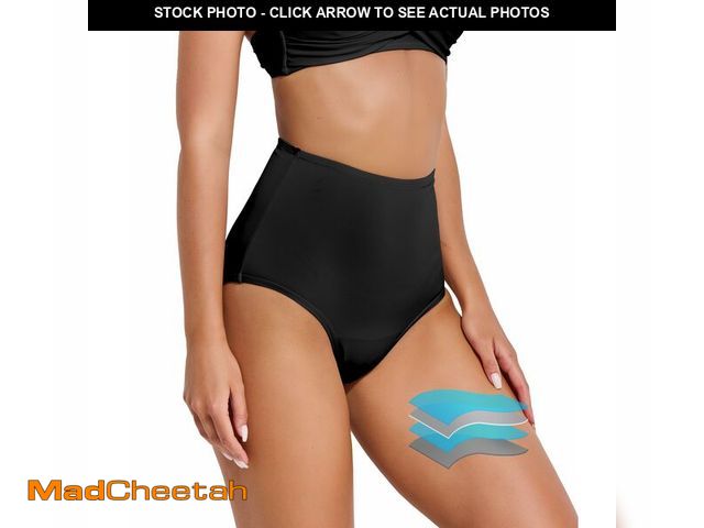 Lot 74-12451104 - Beautikini Period Swimwear High Waisted Swim Bottoms Menstrual Leakproof Bikini Short for Teens, Gir...