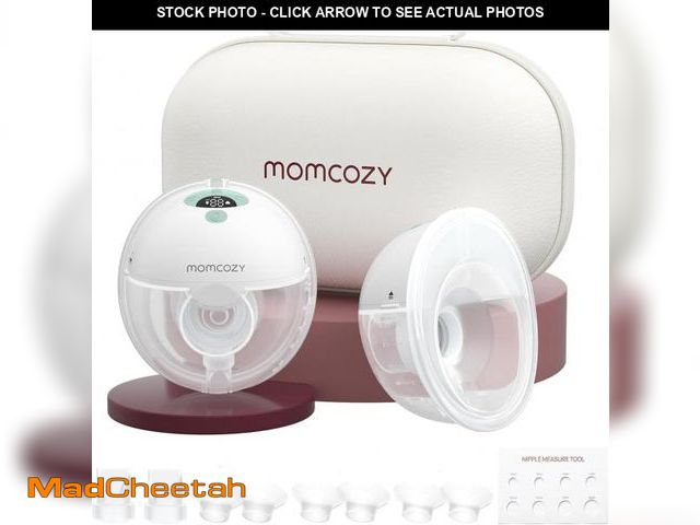 Lot 74-11908383 - Momcozy M5 Hands-Free Wearable Breast Pump, Double-Sealed Flange for Baby-Like Comfort, 3 Modes &amp...