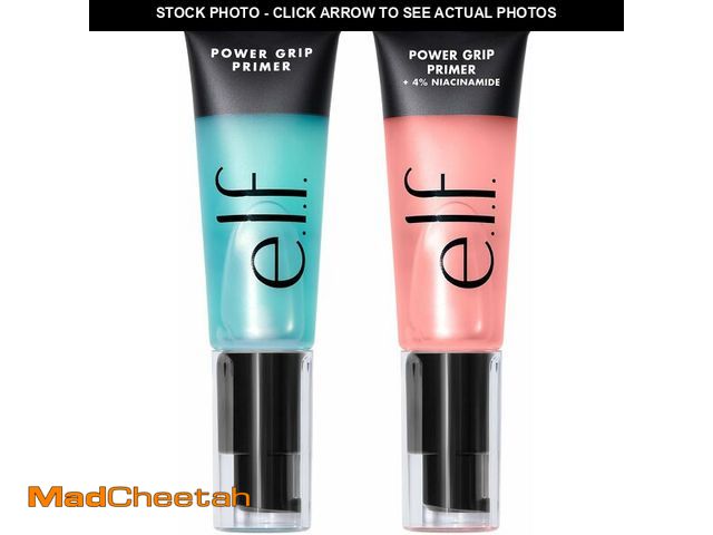 Lot 74-14364575 - e.l.f. Power Grip Primer Duo, Includes Original and +4% Niacinamide, Hydrating Face Primers For Smoo...