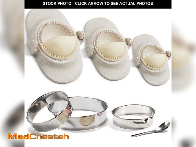 Lot 74-12310575 - MUMSUNG Dumpling Maker, Empanadas press mold maker Set with Dough Cutter, Dumpling Mold Set for Pier...