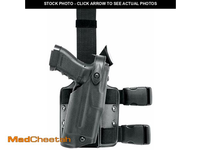Lot 74-12458757 - Safariland 6304 ALS/SLS Tactical Leg Holster - STX Black Gun Holsters - USED