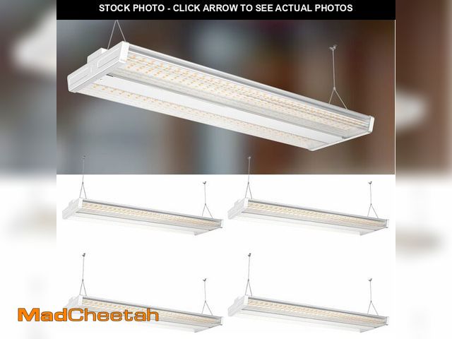 Lot 74-13696867 - (MISSING HARDWARE) Lightdot 4FT LED High Bay Shop Lights, 100-277V ÃÂ£Ã¢âÂ¬ÃÂDriver Equipped, 5...