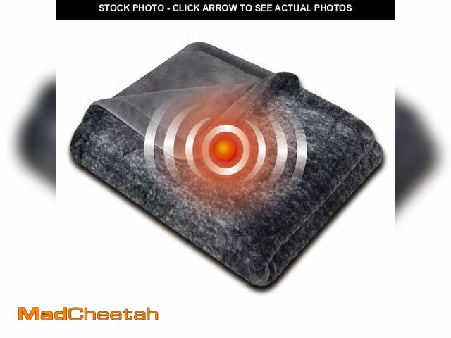 Lot 74-12556683 - Health Touch Body Wrap Massager with Heat, 2 Motors Vibrating Massage. 6 Setting Controller. - USED