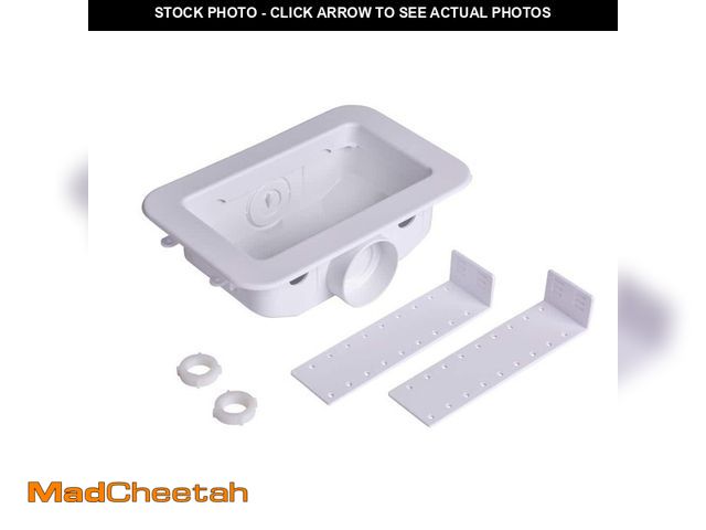 Lot 74-12683883 - Oatey 3-1/2 in. Center Drain Washing Machine Outlet Box - UNUSED