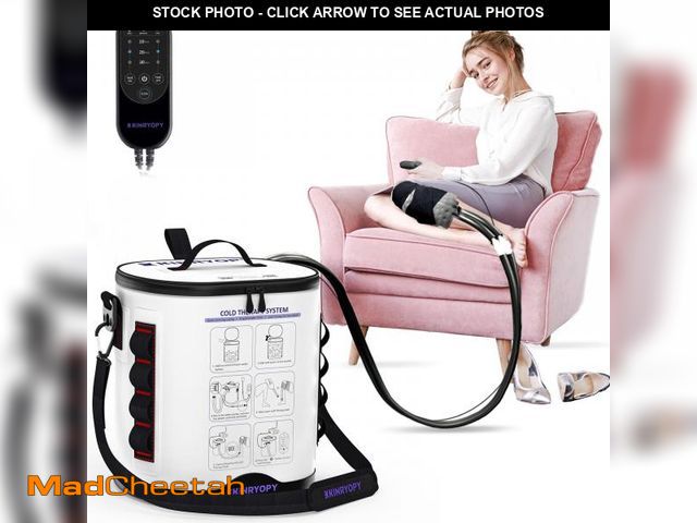 Lot 74-12214494 - Cold Therapy Machine with Programmable Timer, Portable Ice Machine for Knee After Surgery, Knee Repl...