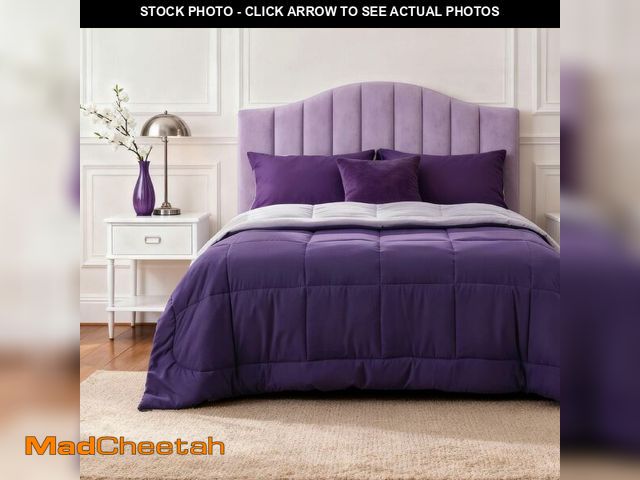 Lot 74-12709771 - Bedsure Duvet Insert King, All Season Bed Comforter, Quilted Down Alternative Duvet, Box Stitched Co...