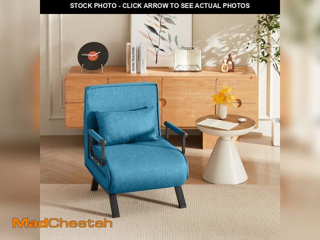 Lot 74-13639983 - Montary Space - Saving Convertible Folding Sofa Bed: Adjustable Backrest with Pillow, Comfortable Si...