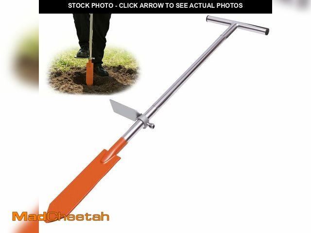 Lot 74-13716838 - Lichtund Dibble Bar Planting Tool with Foot Pedal, Sturdy Construction Tree Planting Bar with Stainl...