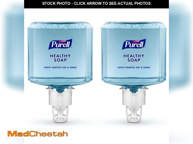 Lot 74-11555599 - PURELL Brand HEALTHY SOAP Foam, Fresh Scent, 1200 mL Refill for PURELL ES4 Manual Soap Dispenser (Pa...
