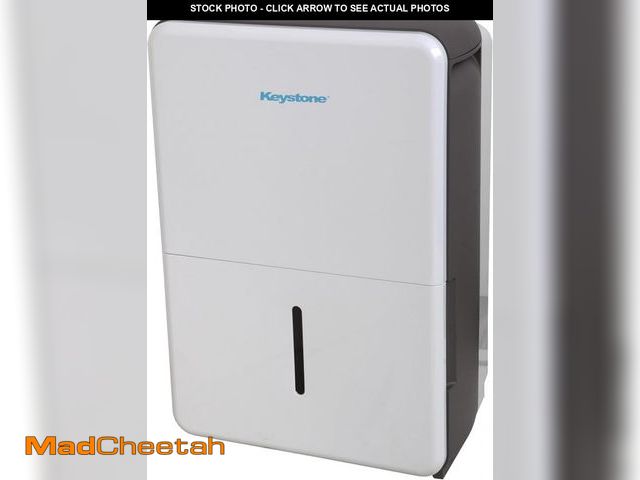 Lot 74-12097210 - Keystone Energy Star 35-Pint Portable Dehumidifier for Extra Large Rooms up to 1,500 Sq.Ft. with Aut...