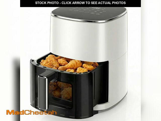 Lot 74-13781353 - EDX Air Fryer,6 Qt Compact &amp; Large with 400F for Crispy, Electric Multifunctional Cooker with Di...