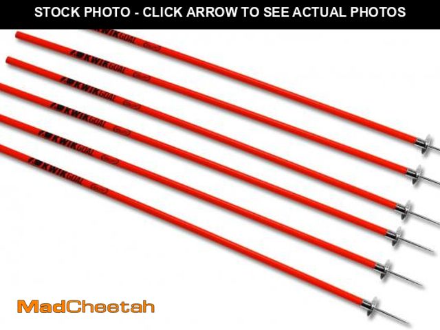 Lot 74-12140684 - Kwikgoal Coaching Sticks(MISSING 3)  - USED