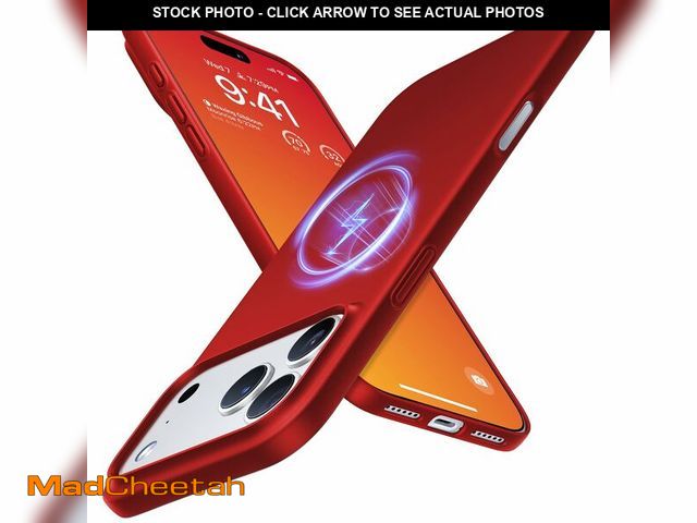 Lot 74-12706635 - TORRAS Magnetic Slim Fit for iPhone 17 Pro Case 6.3 inch, Ultra-Thin, Compatible with MagSafe, Light...