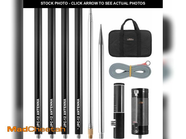 Lot 74-12603287 - GOOZEEZOO JPC-12 HF Antennas for Ham Radio with Slide Regulator 7MHz-50MHz All Band Hf Vertical Ante...