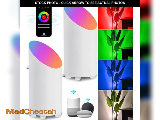 Lot 74-12978243 - SUNVIE Smart Floor Can Light 5W RGBW Color Changing Up Lights Indoor with Timer 2700K-6500K Floor Sp...