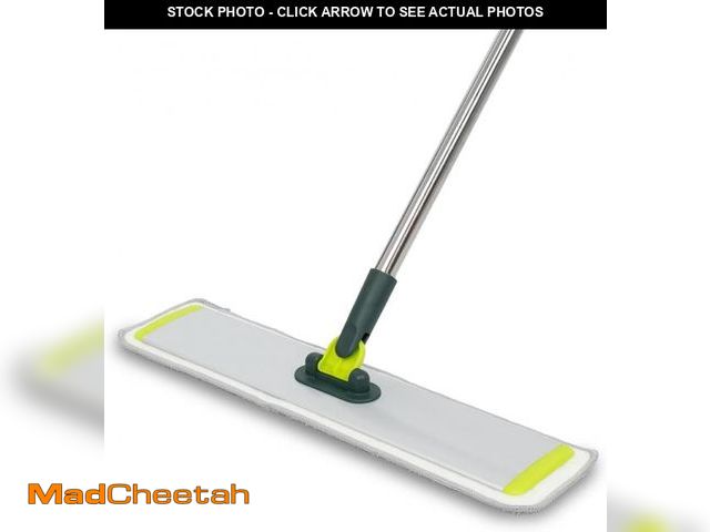 Lot 74-12399254 - Pine-Sol Flat Microfiber Mop - Wet/Dry Floor Cleaning Tool with 2 Reusable Mopping Pads - Multi-Surf...