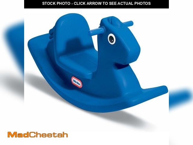 Lot 74-13803424 - Little Tikes Rocking Horse Blue, 33.00 L x 10.00 W x 17.50 H Inches - USED