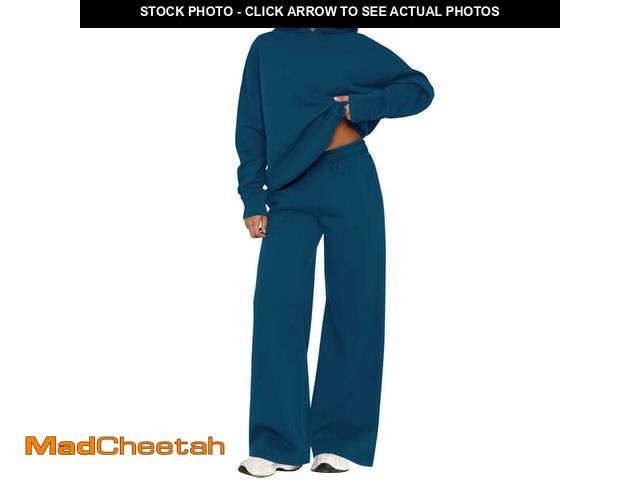 Lot 74-13718838 - PRETTYGARDEN Womens Sweatsuits 2 Piece Set 2026 Casual Winter Long Sleeve Hoodie Loose Wide Leg Swea...