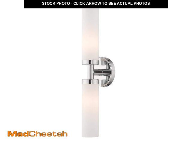 Lot 74-13796942 - AVIANCE LIGHTING Aspen 2 Light Polished Chrome ADA Bath Vanity - UNUSED