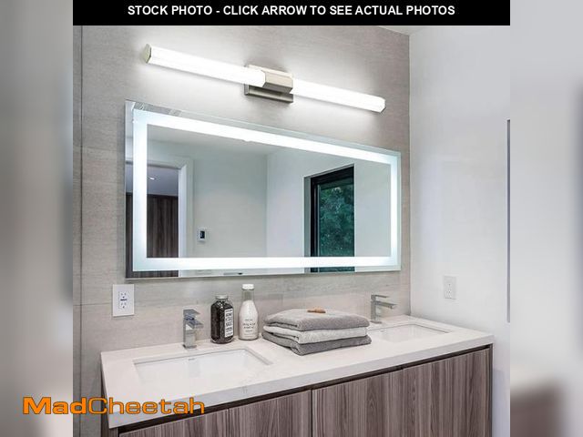 Lot 74-12415815 - SOLFART LED Modern Bathroom Light Fixtures 40 Inch Vanity Lights Vanity Lights for Bathroom Restroom...