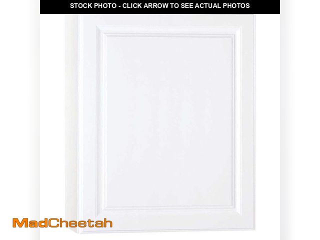 Lot 74-14343454 - Hampton Bay Hampton 24 in. W x 12 in. D x 30 in. H Assembled Wall Kitchen Cabinet in Satin White - U...