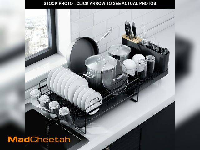 Lot 74-13775856 - Kitsure Large Dish Drying Rack - Extendable Dish Rack, Multifunctional Dish Rack for Kitchen Counter...