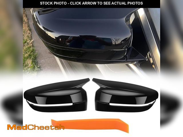 Lot 74-12307160 - Glossy Black Mirror Cover Caps Rearview Side Mirror Covers Fit for BMW G20 G21 G30 G31 G11 G12 G14 G...