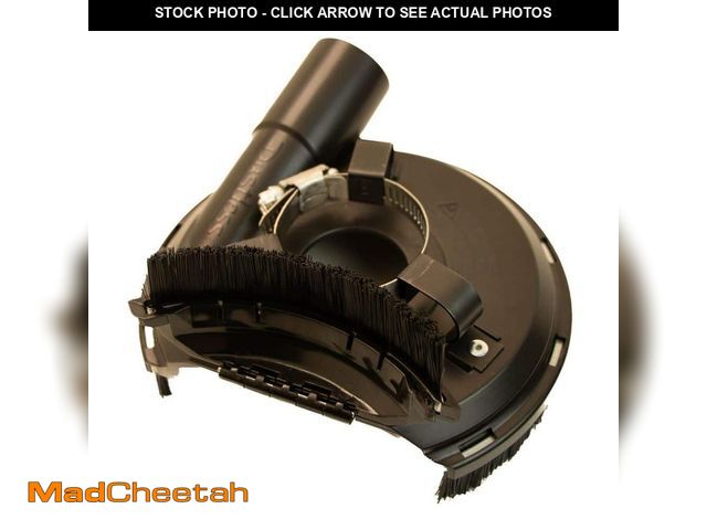 Lot 74-14374352 - Dustless Technologies 5 in. Dust Shroud Pro-Universal Fit Small Angle Grinder Attachment for Dust Co...