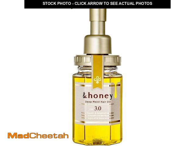 Lot 74-13710933 - &amp;honey Deep Moist Hair Oil, Bulgarian Damask Rose Honey, 3.4 oz (100 m) - USED