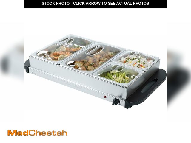 Lot 74-13041658 - Restaurantware-Kitchen Tek Electric Food Warmer, 1 Buffet Server with Temperature Control - Includes...