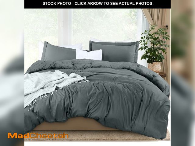 Lot 74-12764853 - Utopia Bedding Duvet Cover Queen Size - 1 Comforter Cover with 2 Pillow Shams - 3 Pieces Bedding Duv...