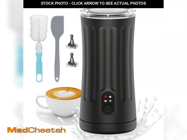 Lot 74-12306022 - Electric Milk Frother, 4-in-1 Milk Steamer and Frother, 8.1oz/240ml Automatic Warm and Cold Foam Mak...