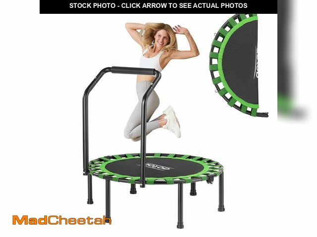 Lot 74-13636863 - (MISSING HARDWARE) AOTOB 40" Fitness Trampoline for Adult, Max Load 450 LBS, Foldable Mini Rebounder...