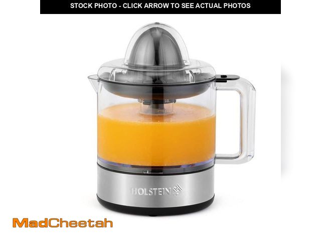 Lot 74-12558372 - HOLSTEIN HOUSEWARES 25 oz. Stainless Steel Electric Citrus Juicer - UNUSED