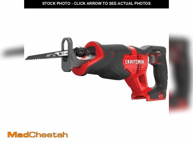 Lot 74-14597574 - Ã¢â¬â¹Ã¢â¬â¹CRAFTSMAN V20 Reciprocating Saw, Cordless, 3,000 RPM, Variable Speed Trigger, Quick ...
