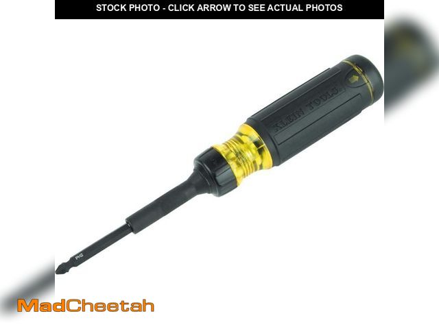 Lot 74-13691907 - Klein Tools 15-in-1 Ratcheting Impact Multi-Bit Screwdriver - UNUSED