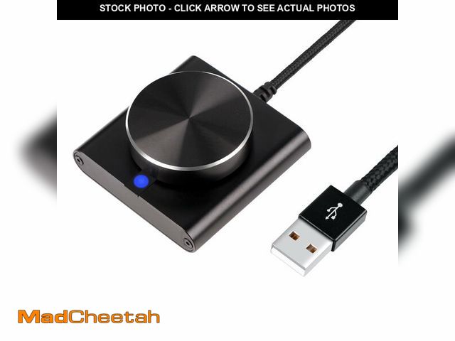 Lot 74-12706958 - USB Volume Control Knob for PC: External Media Adjustment Controller - Metal Shell Computer Audio Ad...