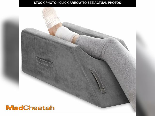Lot 74-13583551 - UBBCARE Leg Elevation Pillow for Leg/Knee Surgery Recovery, Memory Foam Leg Pillow with Velvet Washa...