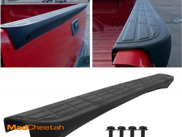 Lot 74-12137652 - ECOTRIC Tailgate Cap Top Protector Molding Spoiler Cover Compatible with 2007-2013 Chevy GMC Silvera...