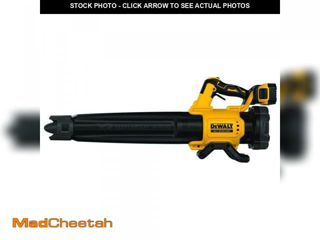 Lot 74-12364005 - DEWALT 20V MAX 125 MPH 450 CFM Brushless Cordless Battery Powered Blower Kit with (1) 5 Ah Battery &...