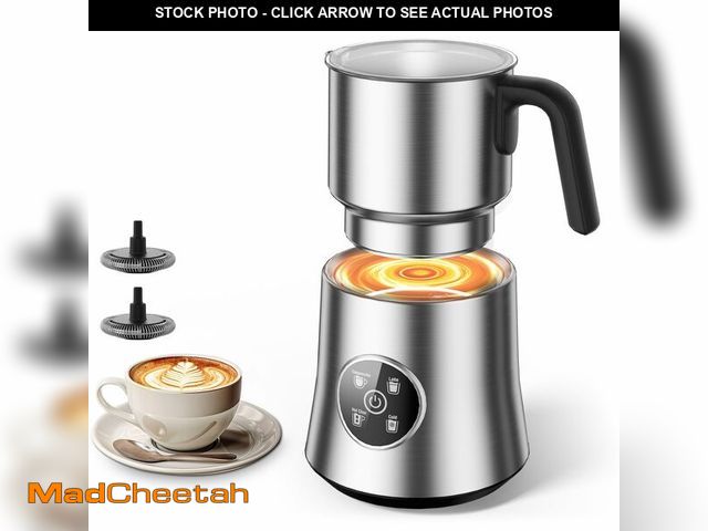 Lot 74-12879379 - Milk Frother and Steamer, Large Capacity Detachable Electric Milk Frother, Automatic Warm and Cold F...