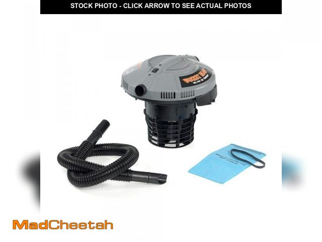 Lot 74-12085668 - Bucket Head 5 Gal. 1.75 Peak HP Wet Dry Vac BH0100 Powerhead Shop Vacuum with Filter, Hose (compatib...