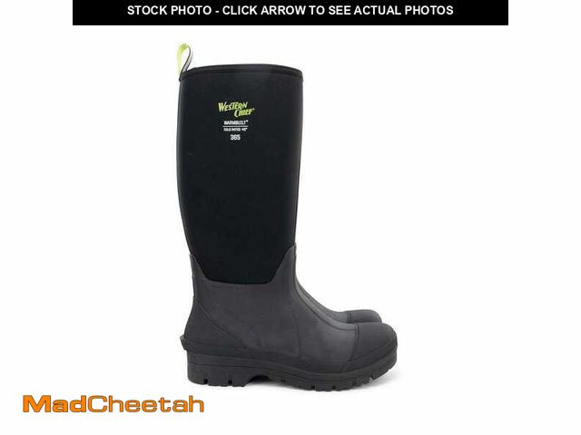 Lot 74-14255926 - Western Chief Men's 365 Tall Neoprene Cold Weather Boots, Black, 10 - UNUSED
