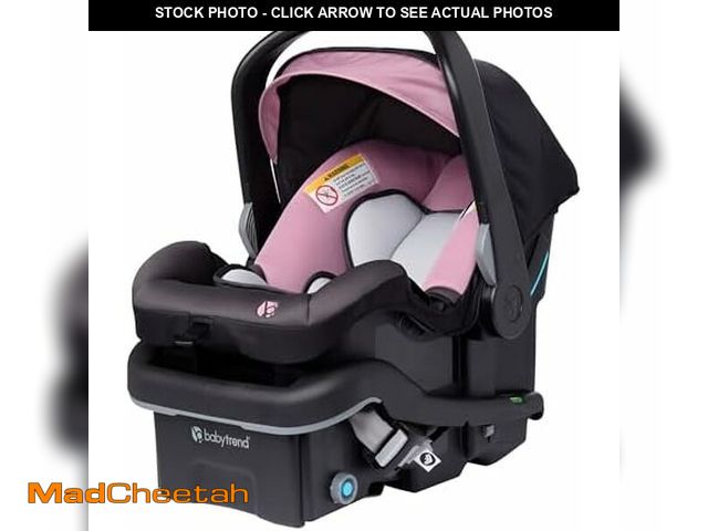 Lot 74-13793792 - Baby Trend EZ-Lift PRO Infant Car Seat, Dash Rose - Lightweight Premium Carry, Plush Infant Cushioni...