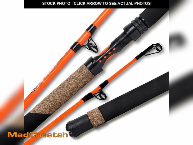 Lot 74-14612045 - Fiblink Catfish Fishing Rods, 2 Piece Catfishing Pole, Medium Heavy Catfish Casting/Spinning Rod (Sp...