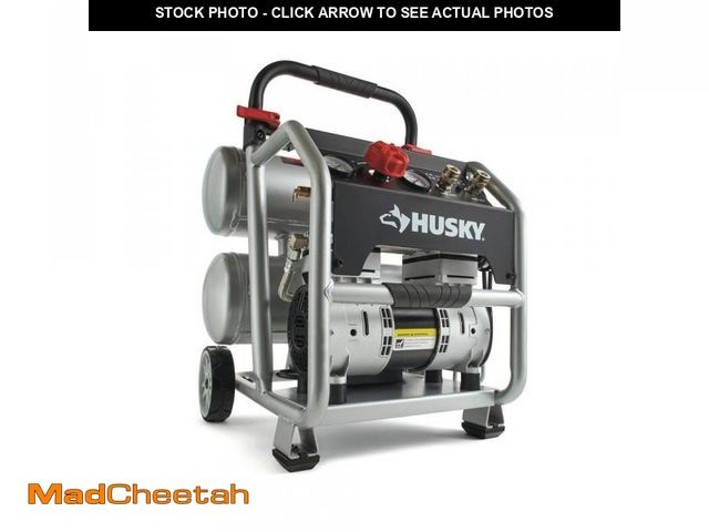 Lot 74-12173567 - 4.5 Gal. 175 PSI Portable Electric Quiet Air Compressor - USED