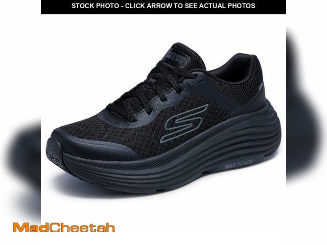 Lot 74-14272345 - Skechers Women's Max Cushioning Endeavour Canova Sneaker, Black, 10 Wide - UNUSED