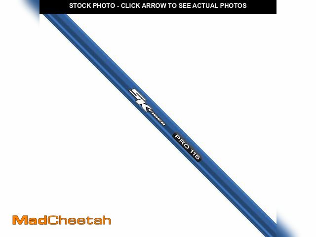 Lot 74-12665295 - SK Fiber Pro 115 Blue Graphite Wedge/Putter Golf Shaft - .370 Parallel Tip - UNUSED