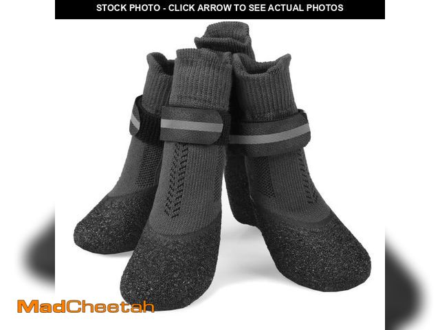Lot 74-11549626 - EXPAWLORER Anti-Slip Dog Socks Boots-Waterproof Non Slip Dog Shoes for Snow Winter,Rain Days,Dog Paw...