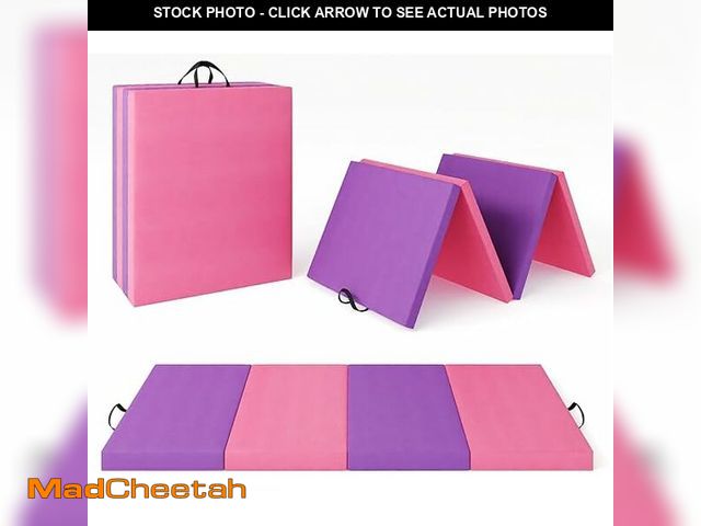 Lot 74-12695582 - Folding Gymnastics Mat&amp;Exercise Mats&amp;Gymnastics Tumbling Mats-Thick Portable Home Gym Floor ...